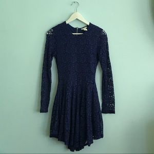 Long sleeve lace dress